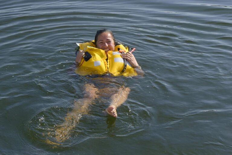Rettungsweste im echten Test